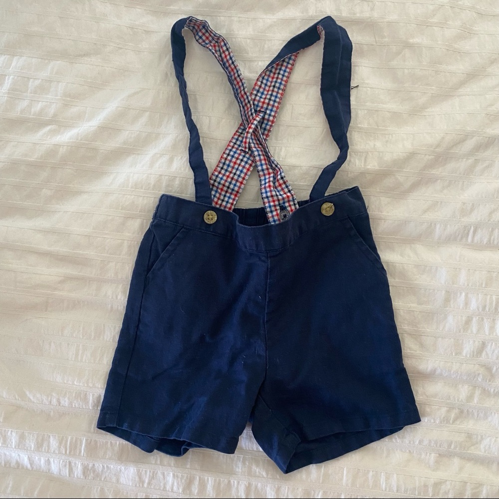 Super cute Janie and Jack shorts with suspenders